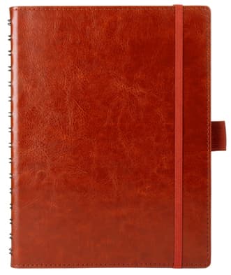 Multo Spiral-Notizbuch , Hannibal, , A5, Blanko, Cognacfarben