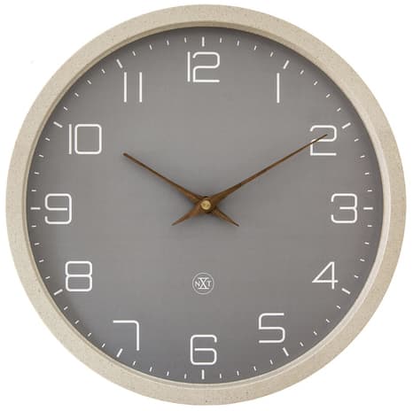 Nextime Wanduhr/Quarzuhr Nxt Eco, Durchmesser: 300 Mm, Beige