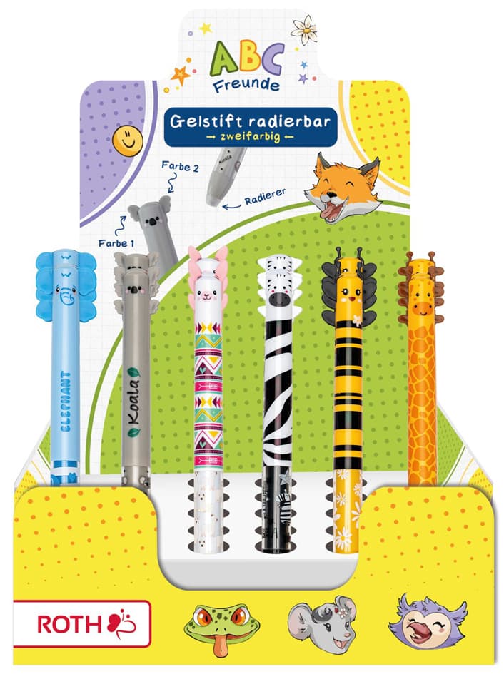 Roth Radierbarer Gelschreiber , Abc Freunde, , 36er Display