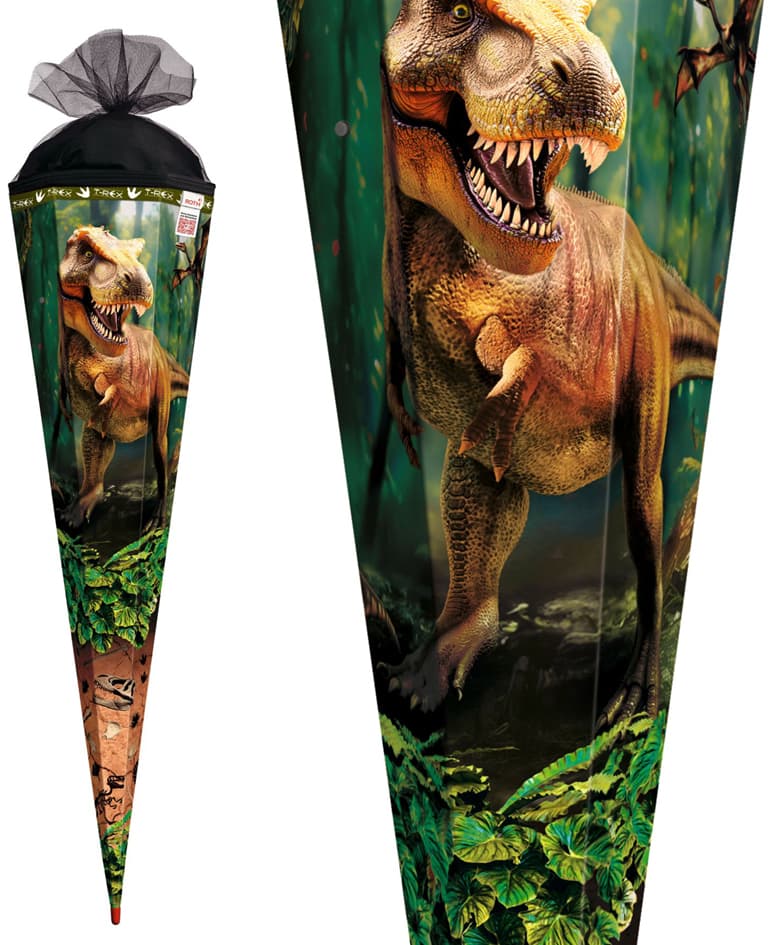 Restposten: Roth Schultüte , T-Rex Welt, , Eckig, 850 Mm,