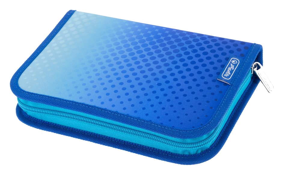Herlitz Schüleretui , Dip Dye Blau/Türkis, , 31-Teilig