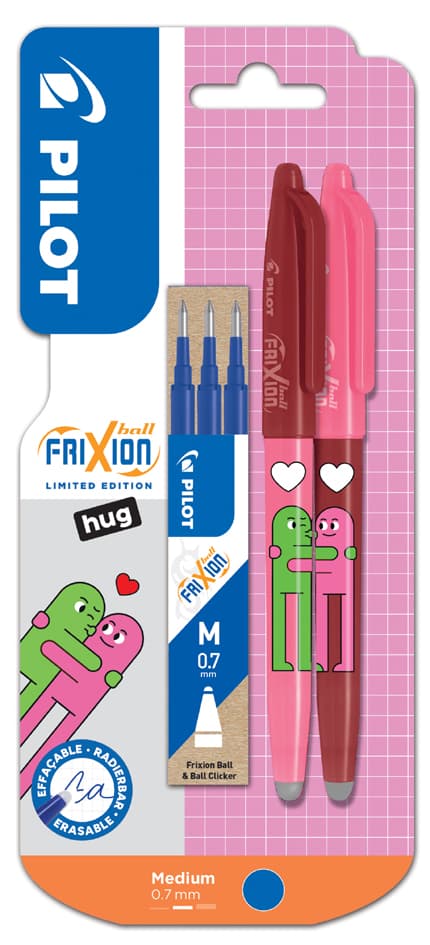 Pilot Tintenroller Frixion Ball 07 Friends , Hug Hearts,