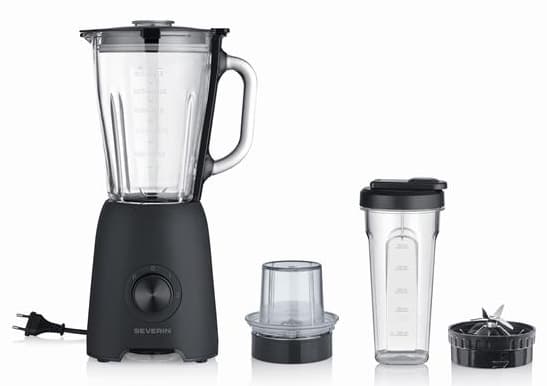 Severin Standmixer Sm 3724, 600 Watt, Schwarz Matt