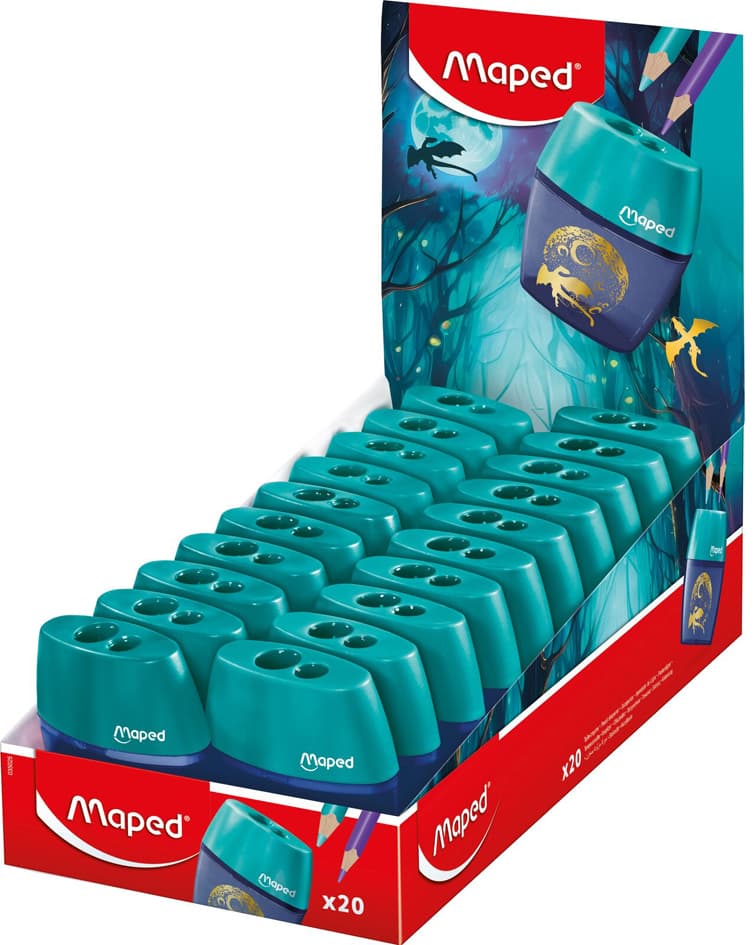 Maped Doppel-Spitzdose Dragon, Aus Kunststoff, 20er Display