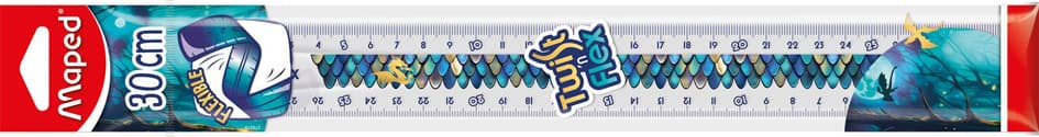 Maped Flachlineal Twist, N Flex Dragon, 300 Mm, Flexibel