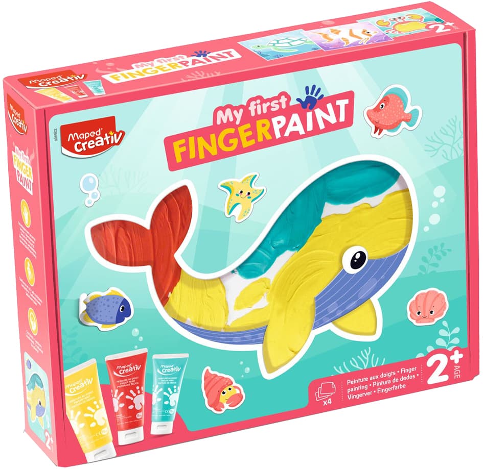 Maped Creativ My First Fingerfarbe-Set, 9-Teilig