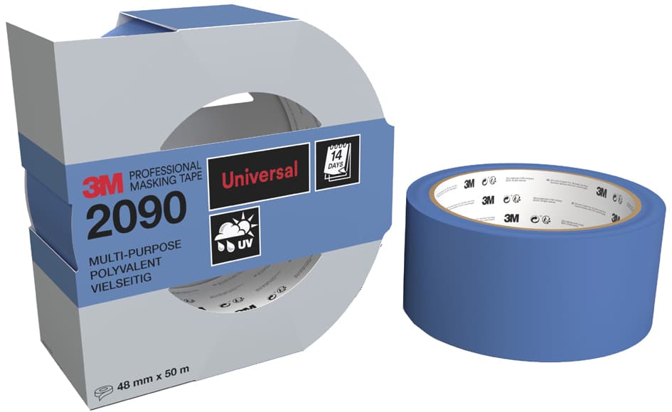 3m Universal-Malerabdeckband 2090, 48 Mm X 50 M, Blau