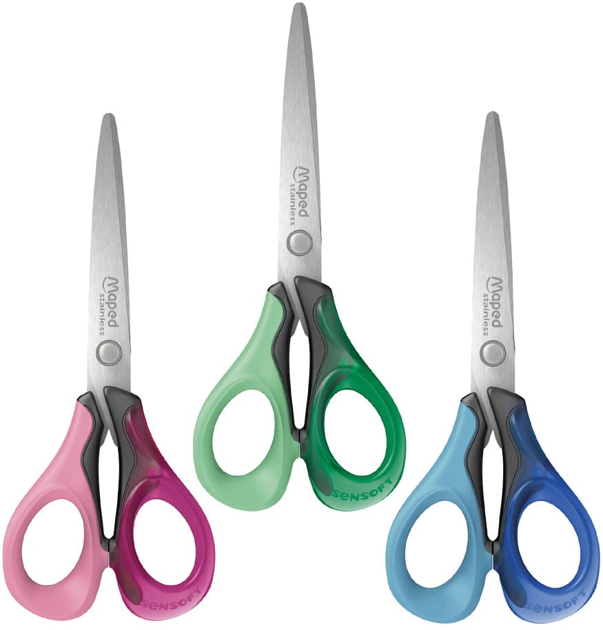 Maped Schere Sensoft 3d, Spitz, Länge: 160 Mm
