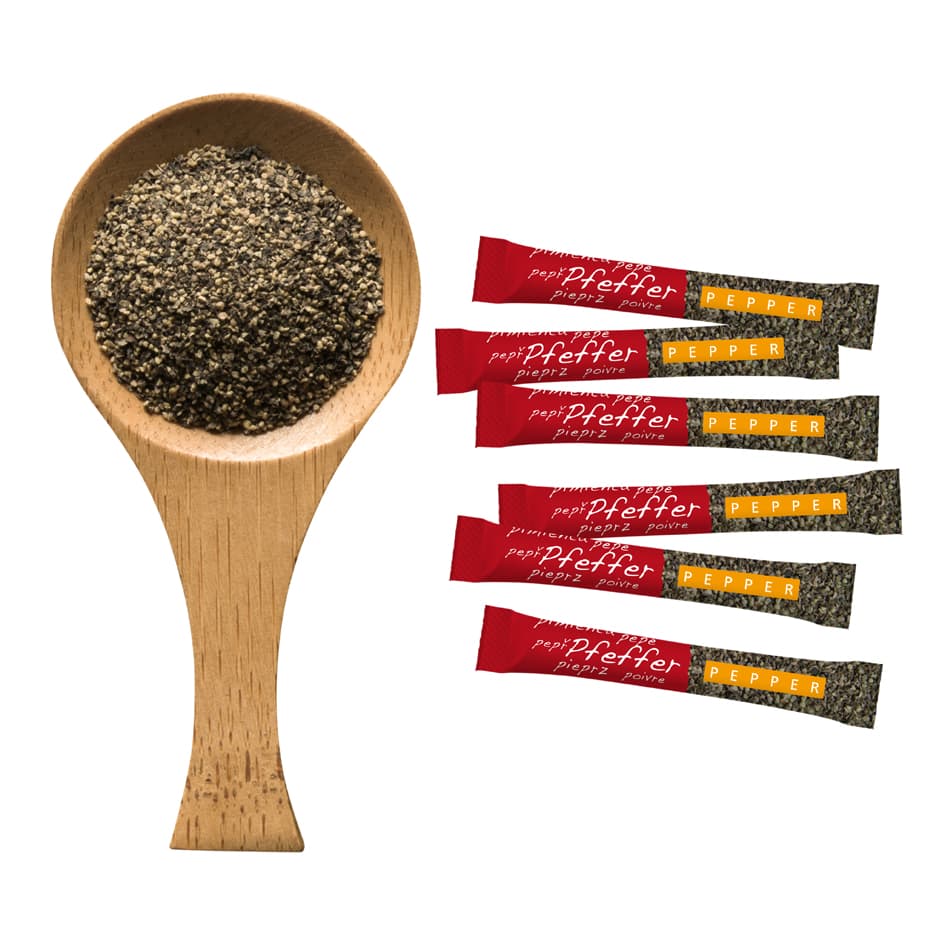 Hellma Pfeffer-Sticks, Im Displaykarton