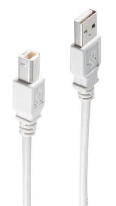 Shiverpeaks Usb 2.0 Kabel, A-Stecker - B-Stecker, 0,25 M
