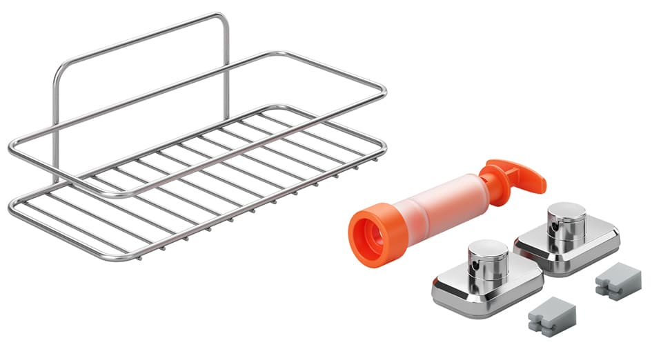 Metaltex Regal Reflex Luxy & Vacuumfix, Silber
