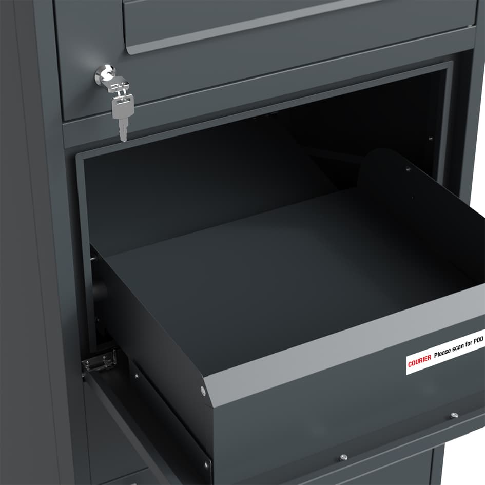 Phoenix Pakettresor/Paketbox Pb1121aak, Anthrazit
