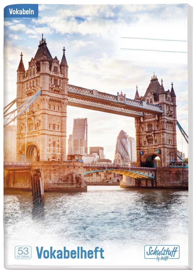 Häfft Schulstuff Vokabelheft , Tower Bridge, , Din A5
