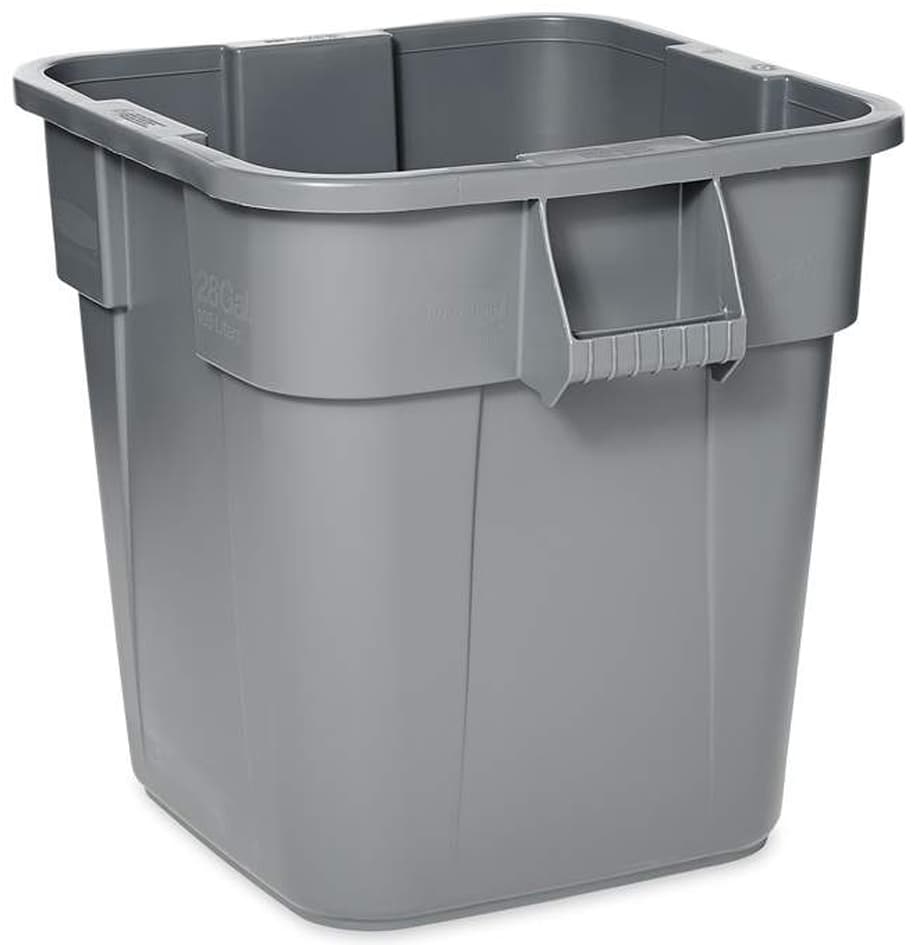 Restposten:Rubbermaid Container Brute 106 Liter, Eckig, Grau