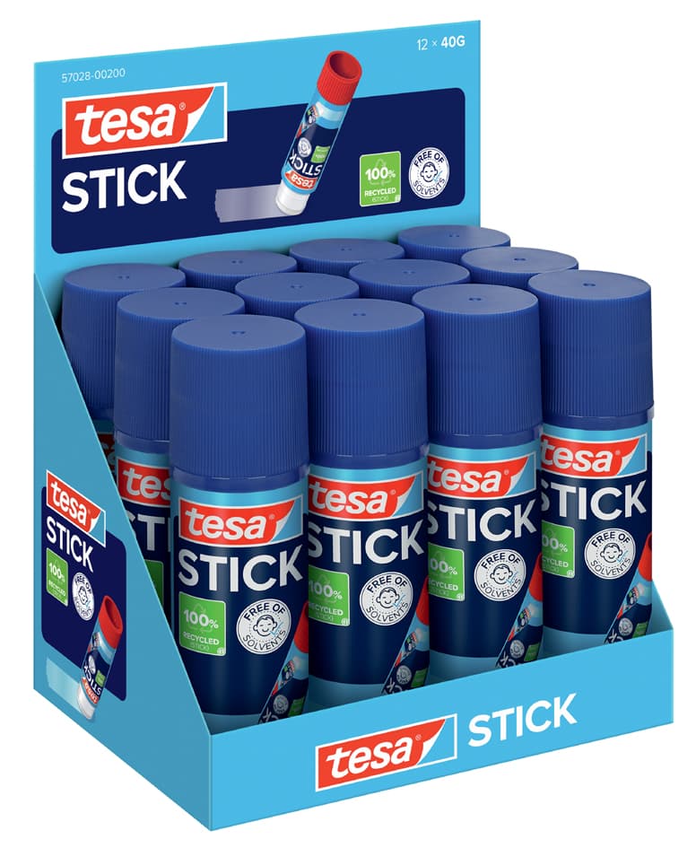 Tesa Stick Klebestift, 40 G, Thekendisplay