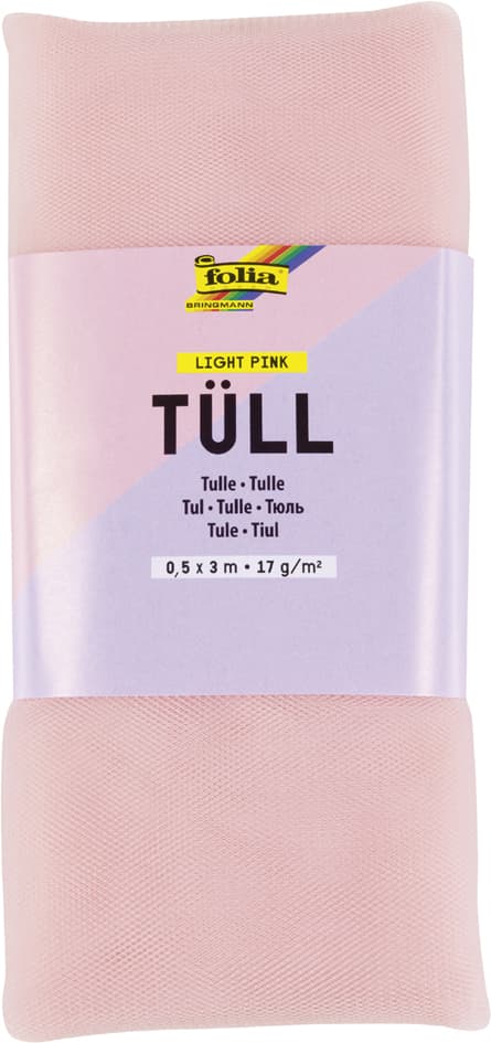 Folia Tüll-Stoff, 500 Mm X 3 M, Rosa