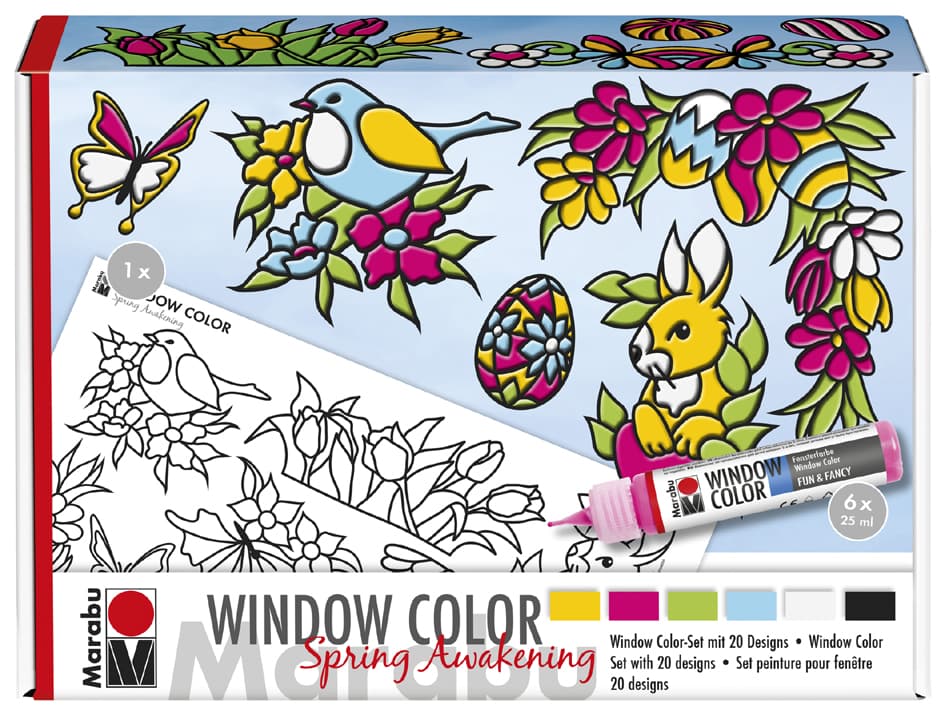 Marabu Window Color Fun And Fancy , Spring Awakening,