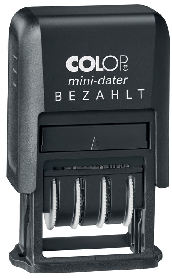 Colop Datumstempel Mini-Dater S 160/L2 , Bezahlt, , Schwarz