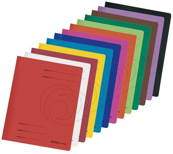 Herlitz Schnellhefter Easy Orga, Manilakarton, Orange