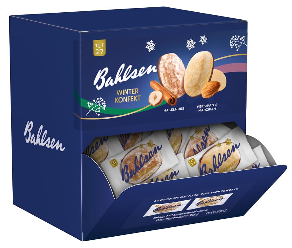 Bahlsen Winterkonfekt, Im Displaykarton