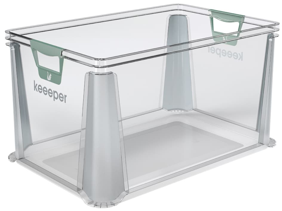 Keeeper Aufbewahrungsbox , Luis, , 64 Liter, Transparent