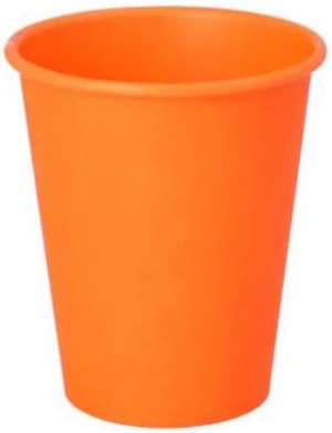 Starpak Papp-Trinkbecher, 0,2 L, Orange, 50er