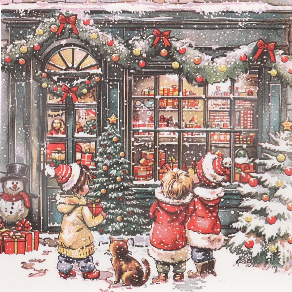Papstar Weihnachts-Motivservietten , It Looks Like Christmas,