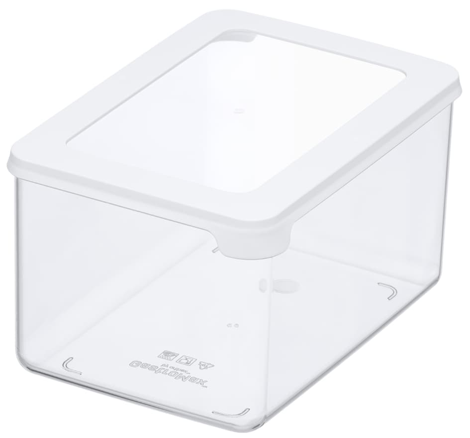 Smartstore Trockenvorratsdose, 1,65 Liter, Transparent/Weiß