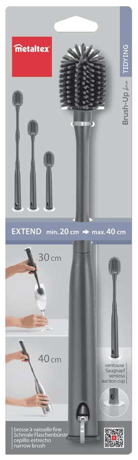 Metaltex Flaschenbürste Brush-Up, Aus Pp, Grau