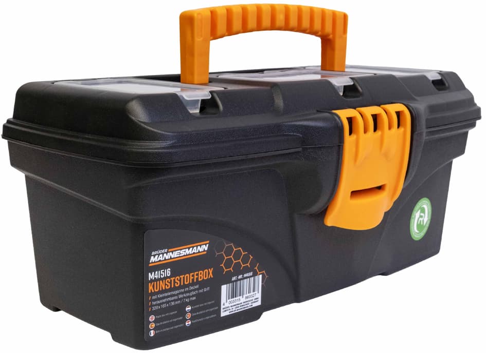 Brüder Mannesmann Kunststoff-Werkzeugkoffer, (B)410 Mm