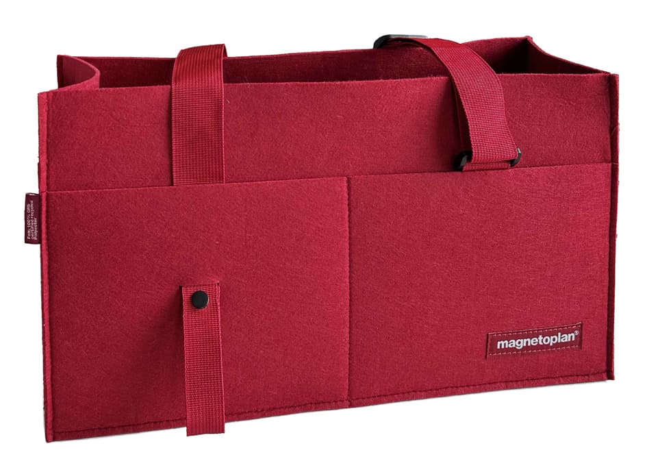 Magnetoplan Filztasche Desk Sharing Bag, Bordeaux