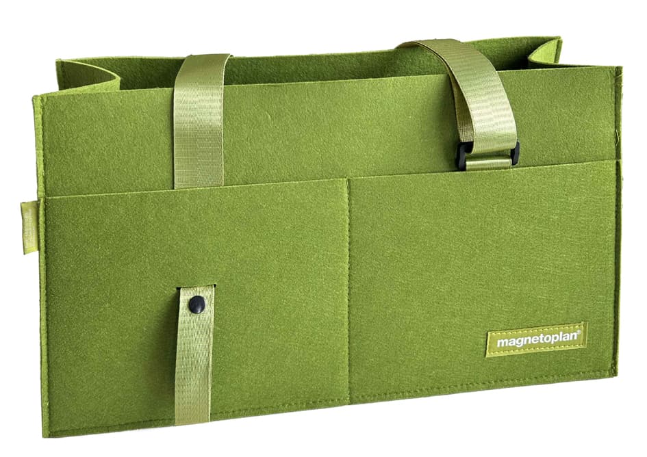 Magnetoplan Filztasche Desk Sharing Bag, Moosgrün
