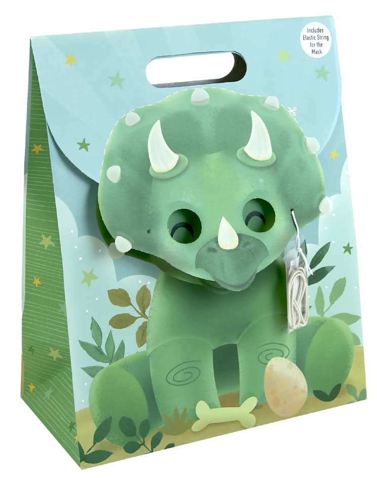 Clairefontaine Geschenktüte , Dino, , Mittel