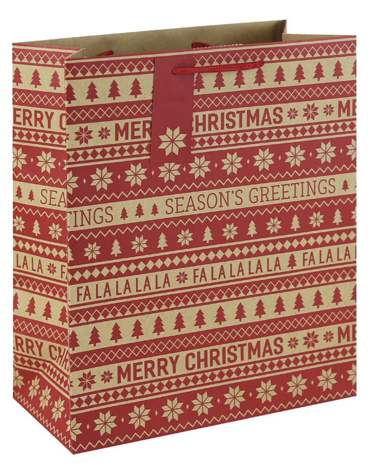 Clairefontaine Weihnachts-Geschenktüte , Frohe Festtage,