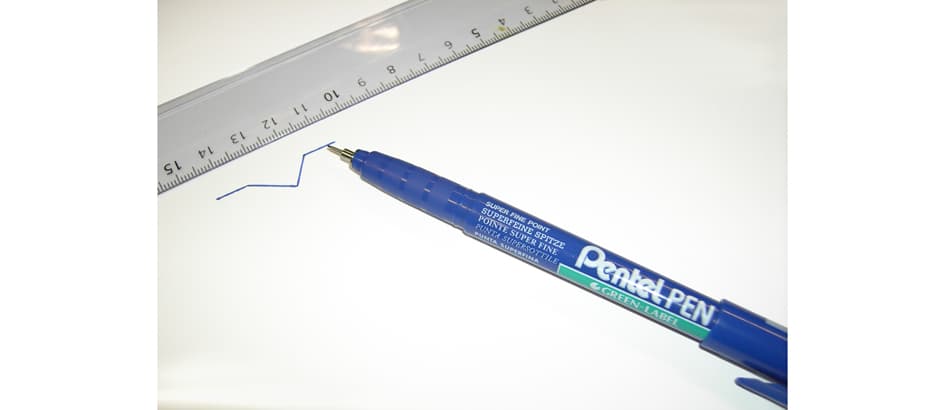 Pentel Permanent-Marker Green-Label Nmf50, Schwarz
