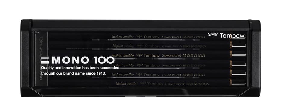 Tombow Bleistift , Mono 100, , Sechseckig, 12er Set Sortiert