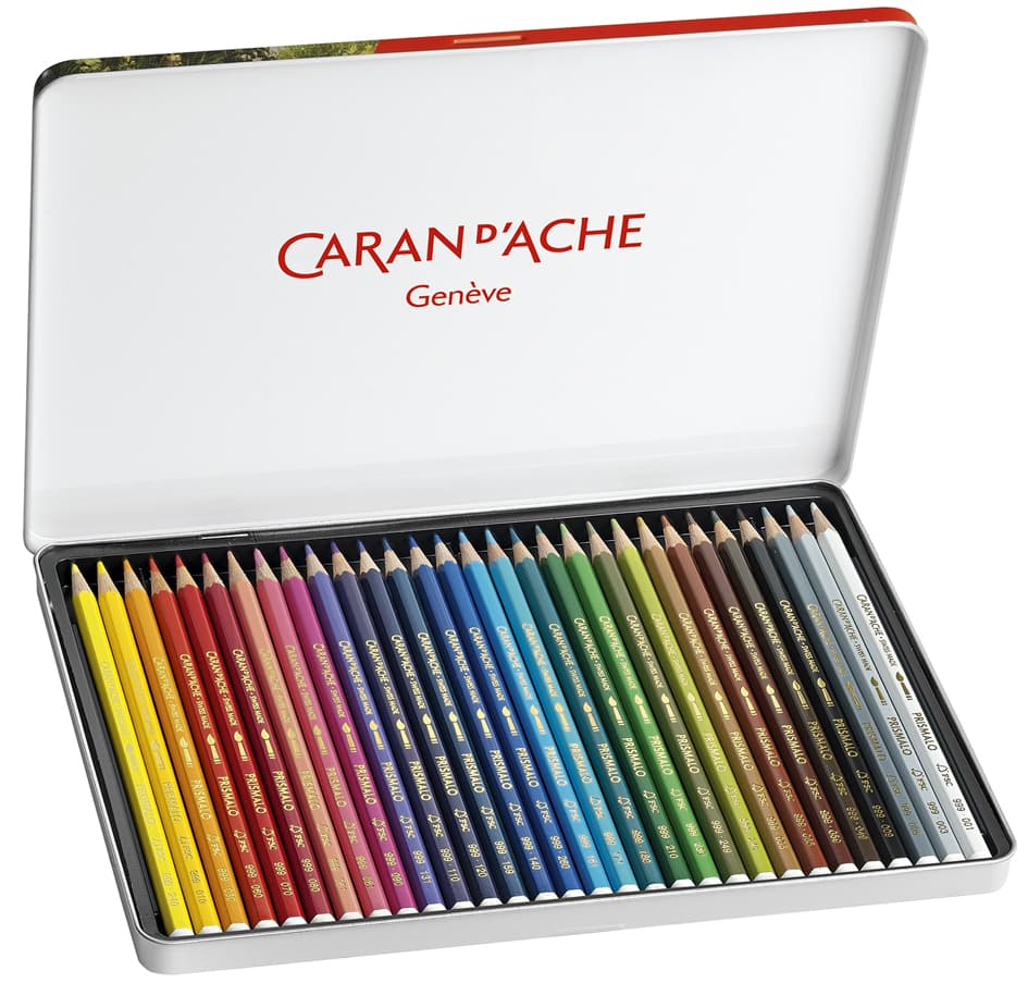 Caran D, Ache Buntstifte Prismalo Aquarelle, 30er Metalletui