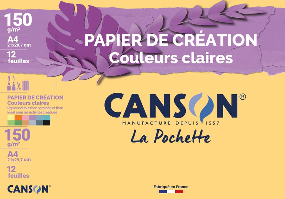 Canson Tonpapier In Sammelmappe, Din A4, 150 G/Qm