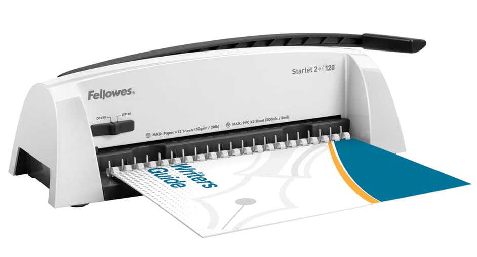 Fellowes Plastikbindegerät Starlet 2+, Weiß
