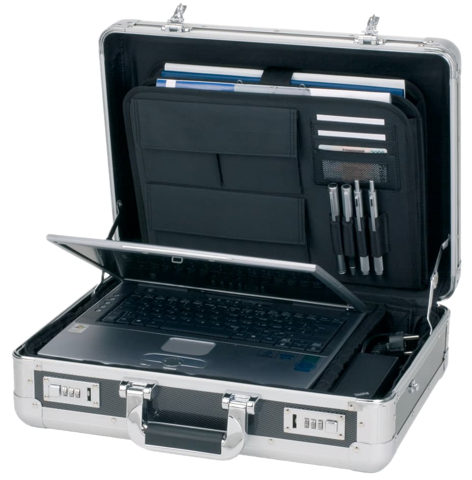 Alumaxx Laptop-Attaché-Koffer , Carbon, , Aluminium