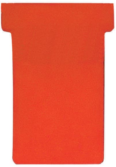 Franken T-Karten, Größe 2 / 48 X 84 Mm, Rot