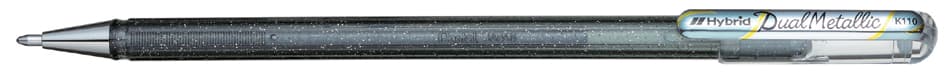 Pentel Hybrid Gel-Tintenroller , Dual Pen, , Silber
