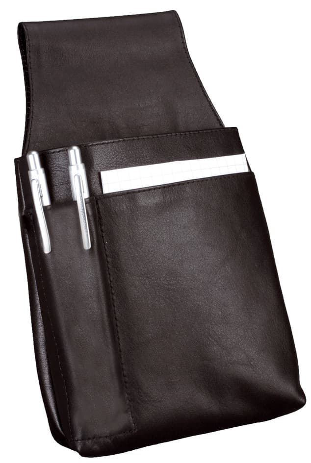 Alassio Gürteltasche Für Kellnerbörse, Nappa-Leder, Schwarz