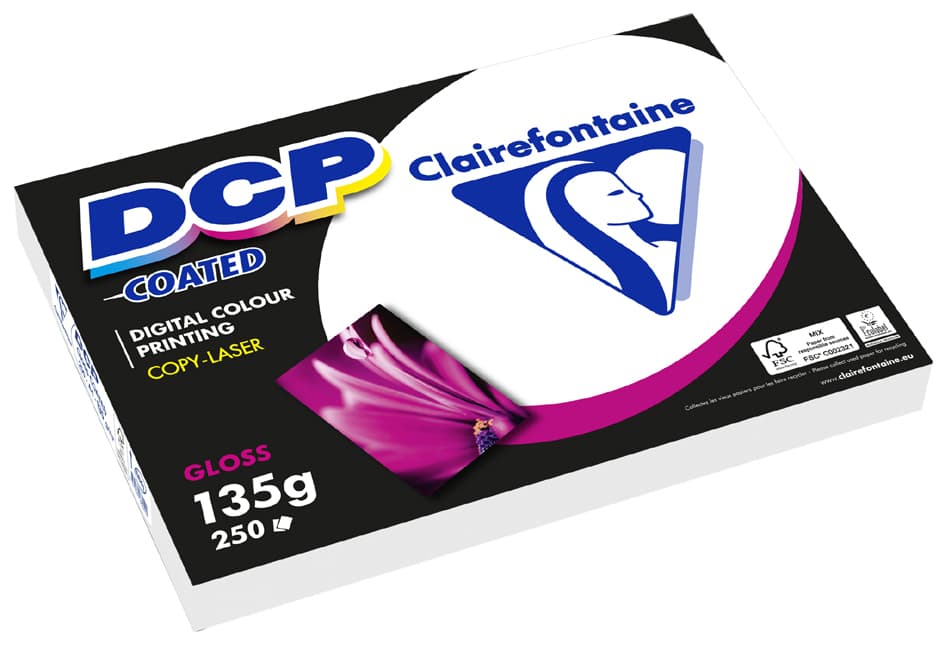 Clairefontaine Laserdruckerpapier Dcp Coated Gloss, Din A4