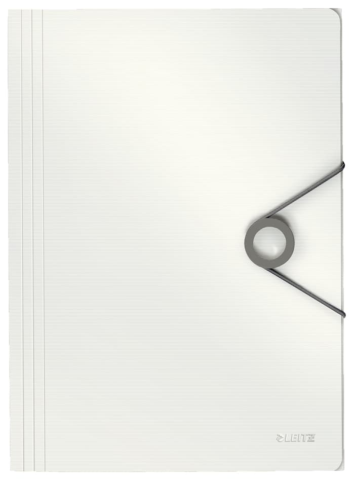 Leitz Eckspannermappe Solid, Din A4, Pp, Weiß