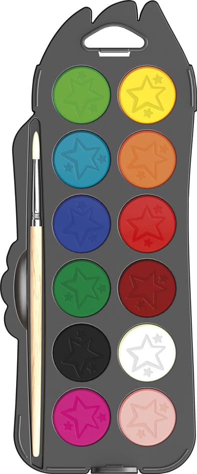 Maped Deckfarbkasten Color, Peps, 12 Farben