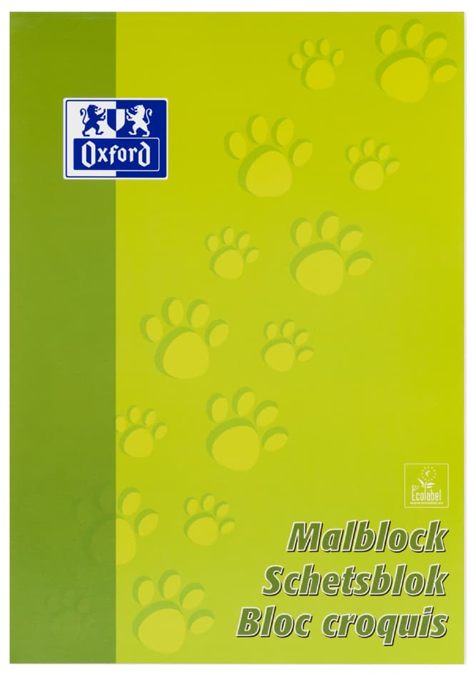 Oxford Junior Malblock , Tatzen, , Din A4, 100 Blatt