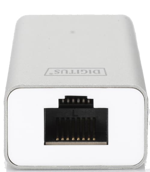 Digitus Usb 3.0 Hub & Gigabit Lan Adapter, 3-Port