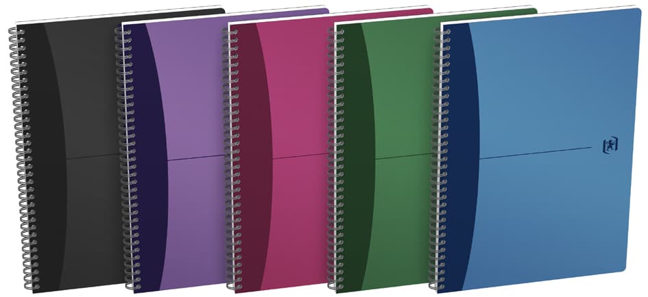 Oxford Office Spiralbuch, Din A4, Liniert, 90 Blatt