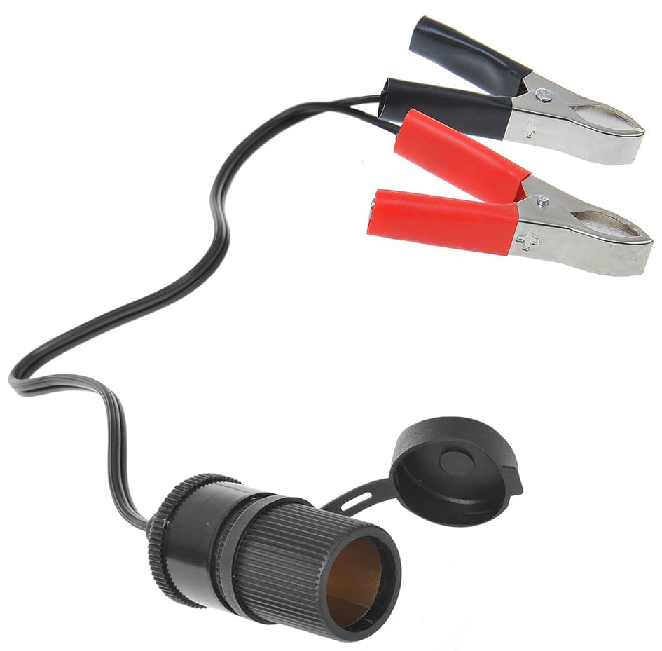 Iwh Batterieklemme Mit Steckdose, 12 Volt